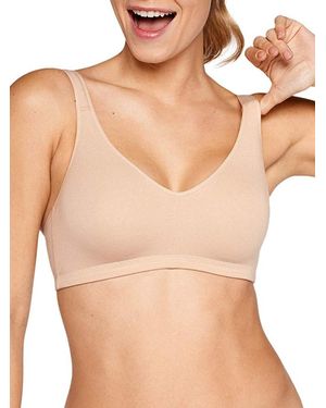 Naturana Elasticup Cotton Full Cup Non Wired Bra 5445 - Natural