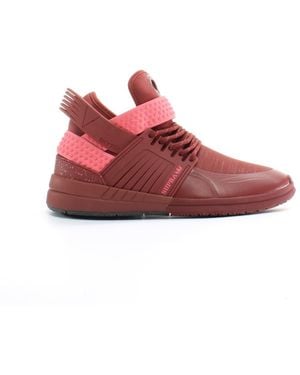 Supra Skytop V Synthetic Hi Top Lace Up Trainers 08032 625 - Red