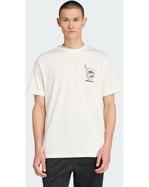 adidas Originals Ramen Box Gfx Loose Tee - White