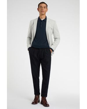 Limehaus Knit Blazer - Blue