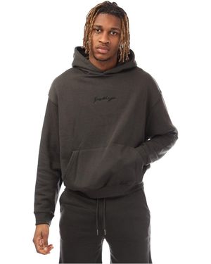 Hype Hooded Relaxed Fit Sweatshirt - Black