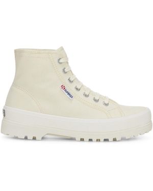 Superga 2341 Cotu Alpina Hoge Tops (Natuurlijk/Avorio) - Naturel