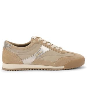 Carvela Kurt Geiger Suede Costa Trainers - Natural