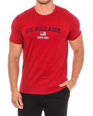 U.s Polo Short Sleeve T-Shirt 66893 - Red