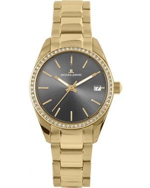 Jacques Lemans 1-2085-1I Ladies Derby Watch - Metallic