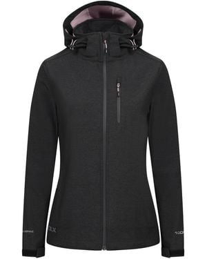 DLX Ladies Lorimer Softshell Jacket (Dark Marl) - Black