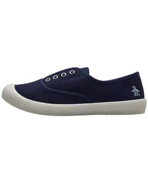 Palladium Penguin Anita Canvas Court Shoes - Blue