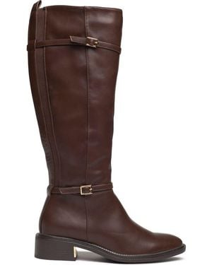 SOLESISTER Chloe Riding Boots - Brown