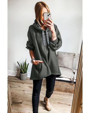 Everyday the Label Hoodie Long Sleeve Casual - Grey