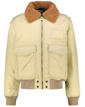 DIESEL W-Carlo-Nw Tidal Foam Jacket Nylon - Natural