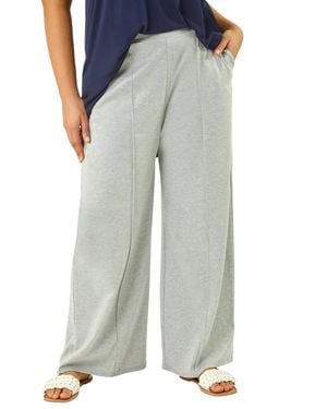 Roman Curve Front Pleat Trouser - Blue