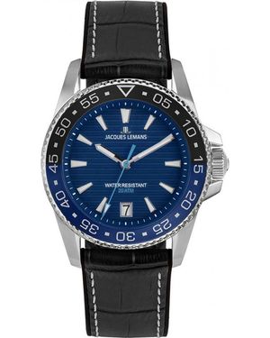 Jacques Lemans 1-2205B Liverpool Diver Watch - Black
