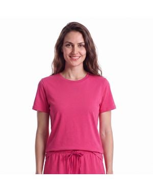 BOSS Short Sleeve Cotton Pyjama T-Shirt 50510322 - Pink