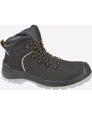 Grafters Indianna Leather Safety Boots - Black