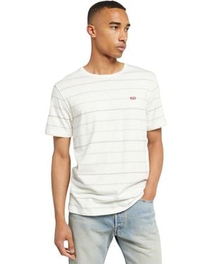 Levi's Origineel Gestreept T-Shirt - Wit