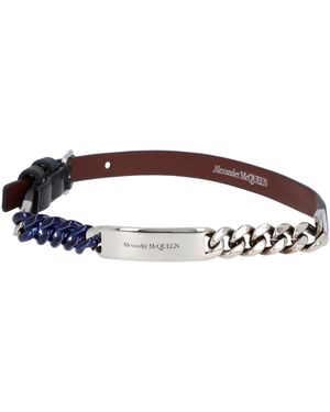 McQueen Bangles Leather - Brown