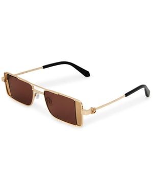 Off-White c/o Virgil Abloh Accessories Off Cortez Rectangle Sunglasses - Brown