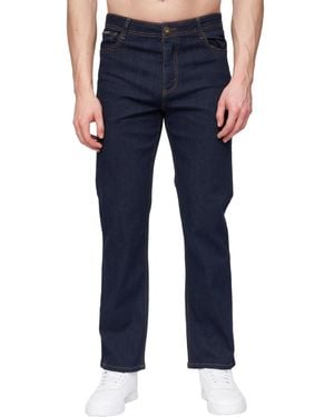 Henleys Breeze Straight Jeans (Raw Wash) - Blue