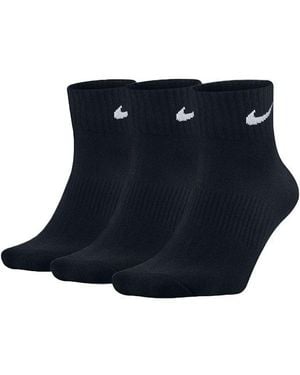 Nike Dry Cushion Everyday Ankle Socks (3 Pairs) - Blue