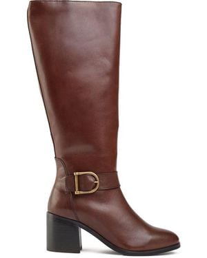 Sole Ginny Knee High Boots - Brown