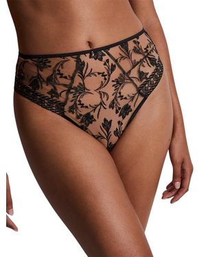Aubade Magnetic Spell Highwaisted Brief - Brown