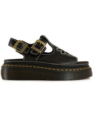 Dr. Martens Dr Dunnet Flower Sandals - Black
