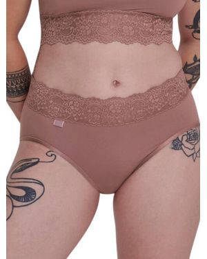 Sloggi Romance Midi Brief - Pink