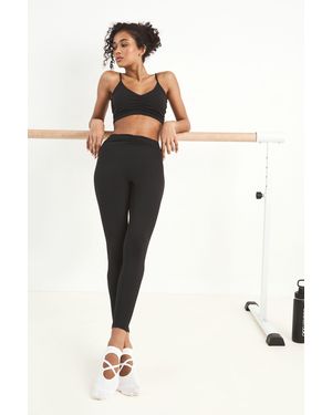 DSGN Studio Sculpt Ruched Waist High Legging - Black