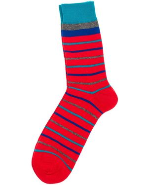 DIM Colour Sox High Top Cotton Socks D080M - Red
