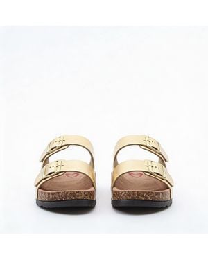 Heavenly Feet Harmony2 Mules Sandals - Metallic