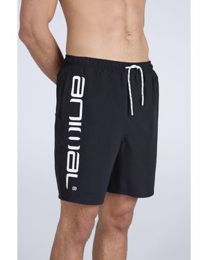 Mountain Warehouse 'Deep Dive' Boardshorts Quick Dry Swimming Surfing Trunks - Black