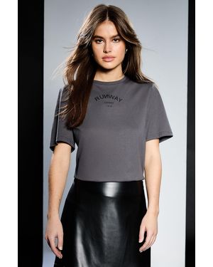 Runway 1.8.1.8 Branded Tee - Black