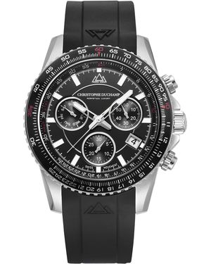 Christophe Duchamp Dial Navitimer Chronograph Velocite V2 Watch 44Mm - Black