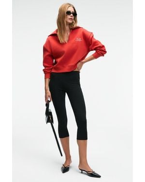 Grimelange Close-Fit Ankle-Length Leggings - Red
