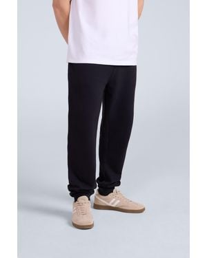 Mountain Warehouse 'Driver' Joggers Casual Soft Cotton Lightweight Elastic Waistband Trousers - Blue