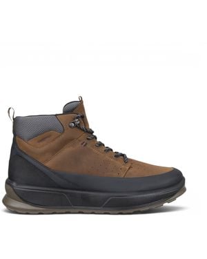 Ecco Waterproof Leather Outdoor Walking Boots - Brown