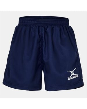 Gilbert Solid Patterned Sar Bermuda Shorts - Blue