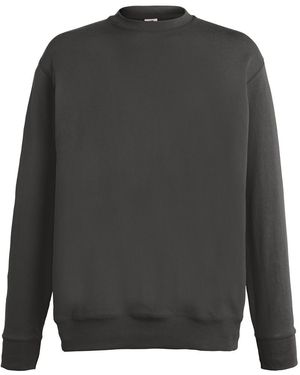 Fruit Of The Loom Lichtgewicht Drop Shoulder Sweatshirt (licht Grafiet) - Grijs
