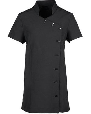 PREMIER Ladies Orchid Short-Sleeved Tunic - Black
