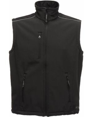 Regatta Sandstorm Softshell Bodywarmer Gilet Tra813 - Black