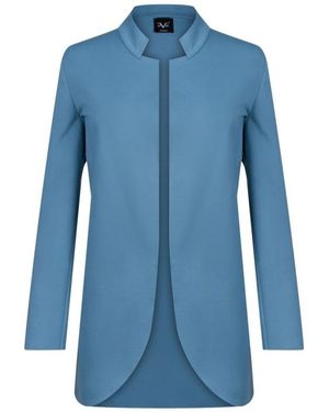 19V69 Italia by Versace Blazer Vittoria Raf Viscose - Blue