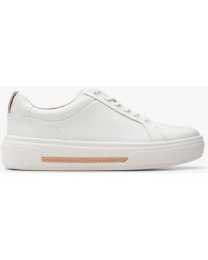 Clarks Hollyhock Walk Off Lea Trainers - White