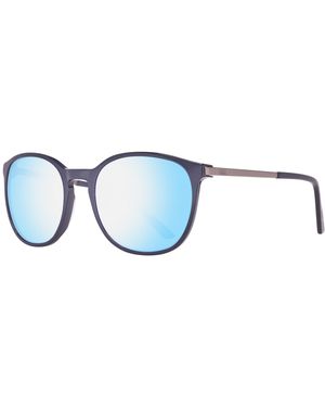 Helly Hansen Accessoires ,Zwart ,Zwarte Kunststof Zonnebril - Blauw