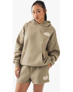 DSGN Studio Sport Bubble Print Sweat Short - Natural