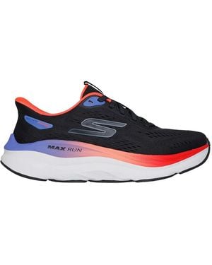 Skechers Running Trainers Max Cushioning Max Run Slip-Ins Shoes 129200 - Blue