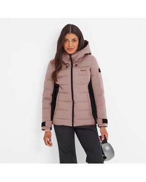 TOG24 Vermont Ski Jacket/Faded Material_Polyester - Brown