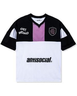ANTI SOCIAL SOCIAL CLUB Anti Social Club Assc Get Weird Soccer Jersey - Black