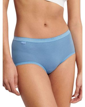 Sloggi Cotton-Rich Elasticated Briefs Multipack - Blue