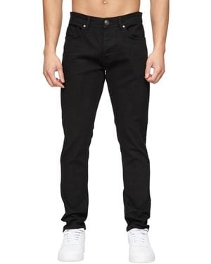 Crosshatch Buraca Denim Slim Jeans - Black