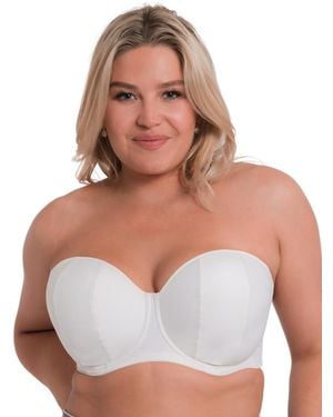 Curvy Kate Ck2601 Luxe-Updated Strapless Bra - White